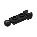 YUJHITP 70 Piece Building Ball Joints Bulk Black Plate Special 1x2 with 59mm End Cup and Towball Compatible with Lego Parts and Pieces - Image 2
