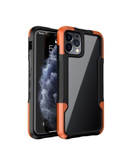 Generic Case Cover For iPhone 13 Armor Acrylic 3 in 1 Phone Case Orange 