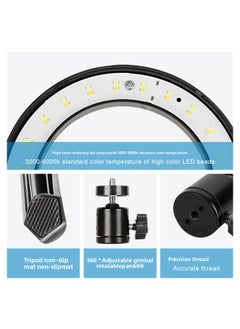 General Led Selfie Ring Light 10-inch Fill Light Desktop Mobile Phone Live Beauty Ring Light Manufacturers-Color:10 Inch 26cm Fill Light + Desktop Bracket + Photographer  - Image 2