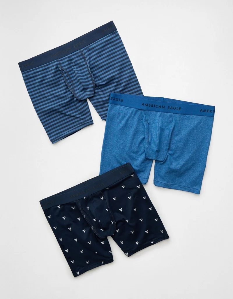 AEO Men's 6" Classic Boxer Brief 3-Pack
