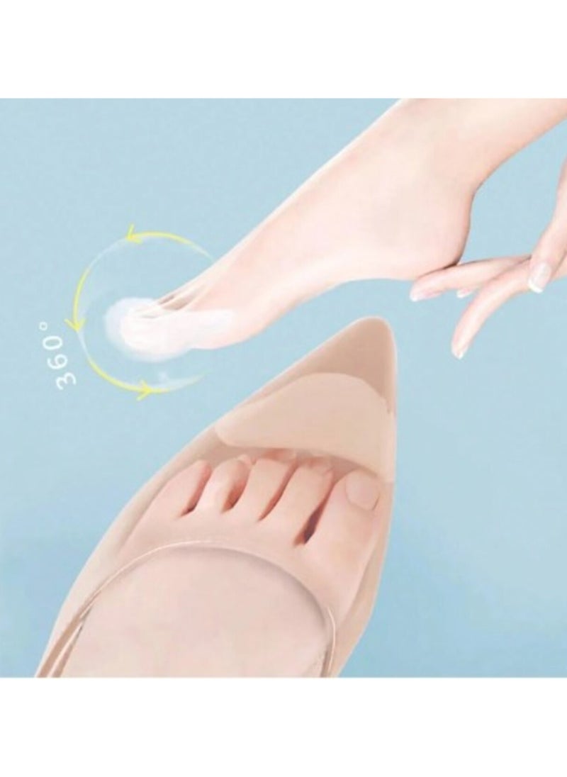 Shein 2pcs Women's foot Sponge Inserts for High Heels- Multicolor  - Image 2