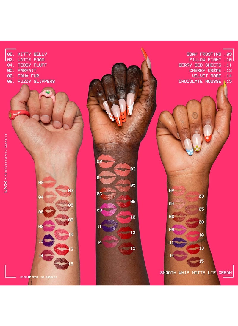 NYX PROFESSIONAL MAKEUP - Smooth Whip Matte Lip Cream - Cherry Creme - Image 1