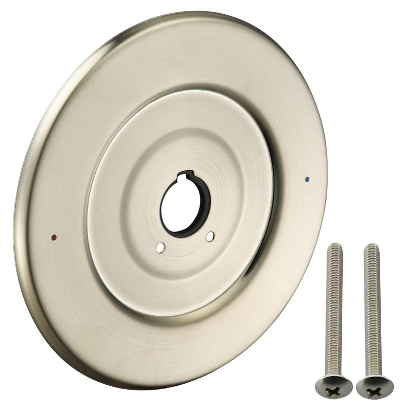 Tearel Escutcheon Replacement For Moen 16090 Chateau Collection For One-Handle Tub And Shower Faucets Brushed Nickel - Image 1