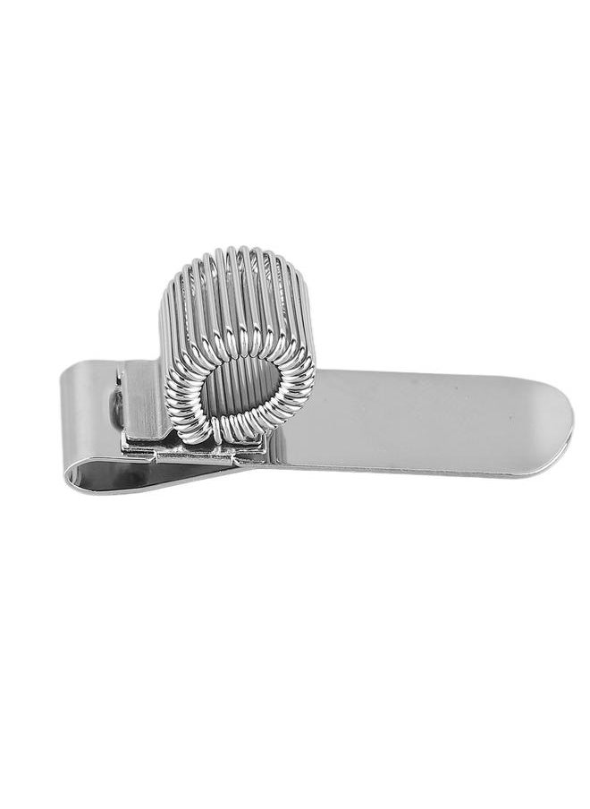 Thoraya Guitar Pick Clip Holder Metal Organizer Portable Strap Universal Accessories Silver  - Image 4