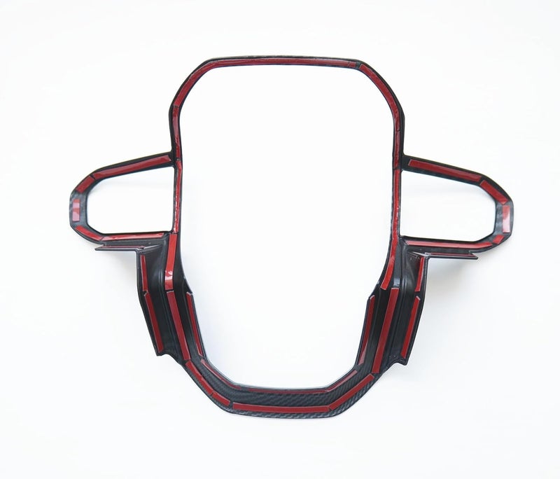 CYAuto Carbon Fiber Style Steering Wheel Trim for Chevy Colorado GMC Canyon Acadia Yukon XL 2024 2025 - Image 3