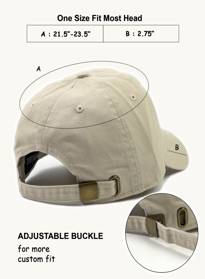 Utmost Unisex Classic Low Profile Cotton Baseball Cap Plain Blank Camoflauge Soft Unconstructed Adjustable Size Dad Hat (Putty), Putty, One size - Image 2