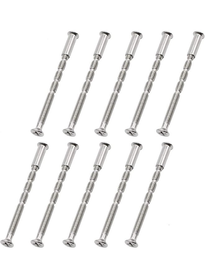 Royal Apex 10 Pieces Universal M4 Screws Connecting Bolts And Sleeves For Door Handle - Image 1