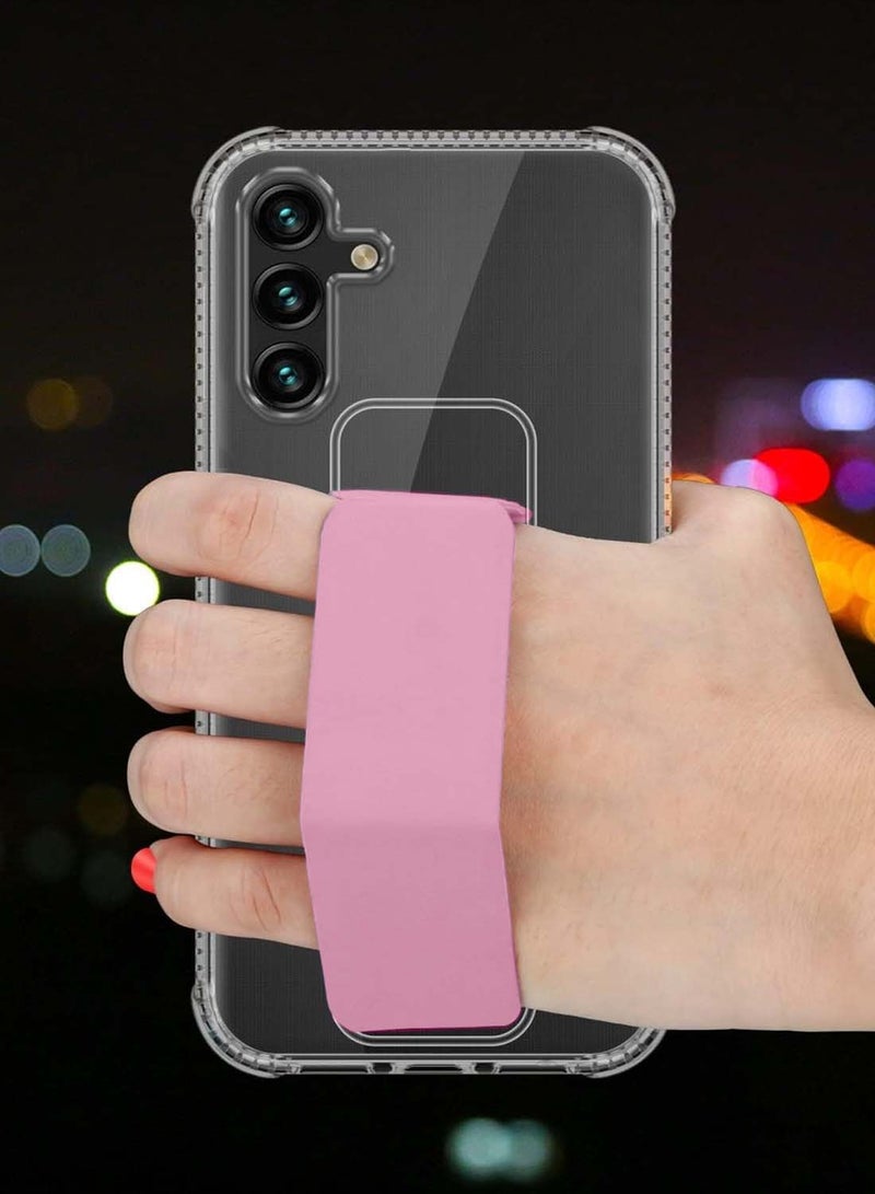 Wtech Samsung Galaxy A26 5G 2025 TPU Hand Grip Air Pillow Case Cover - Pink - Image 3