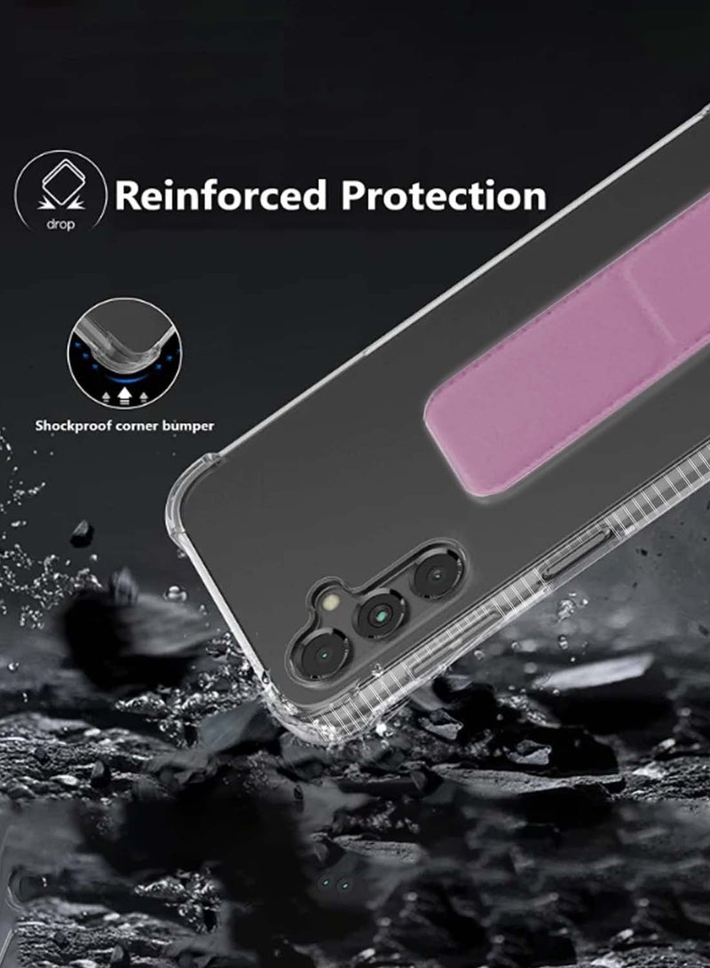 Wtech Samsung Galaxy A26 5G 2025 TPU Hand Grip Air Pillow Case Cover - Pink - Image 4