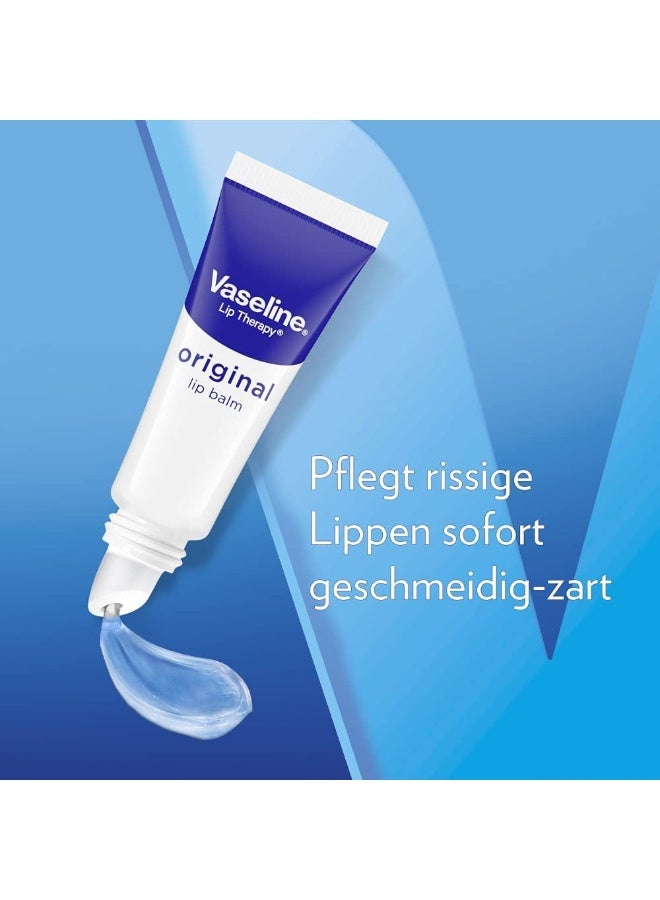 فازلين بلسم الشفاه الأصلي لعلاج الشفاه من فازلين 10 جرام - Image 2