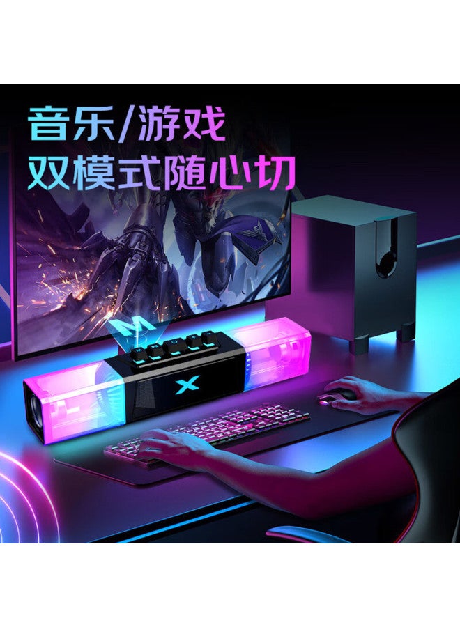 SHINCO Wireless Bluetooth Speaker Mech Computer Desktop Gaming Audio Mobile Phone Home Game Music Dual Mode Subwoofer - Image 4