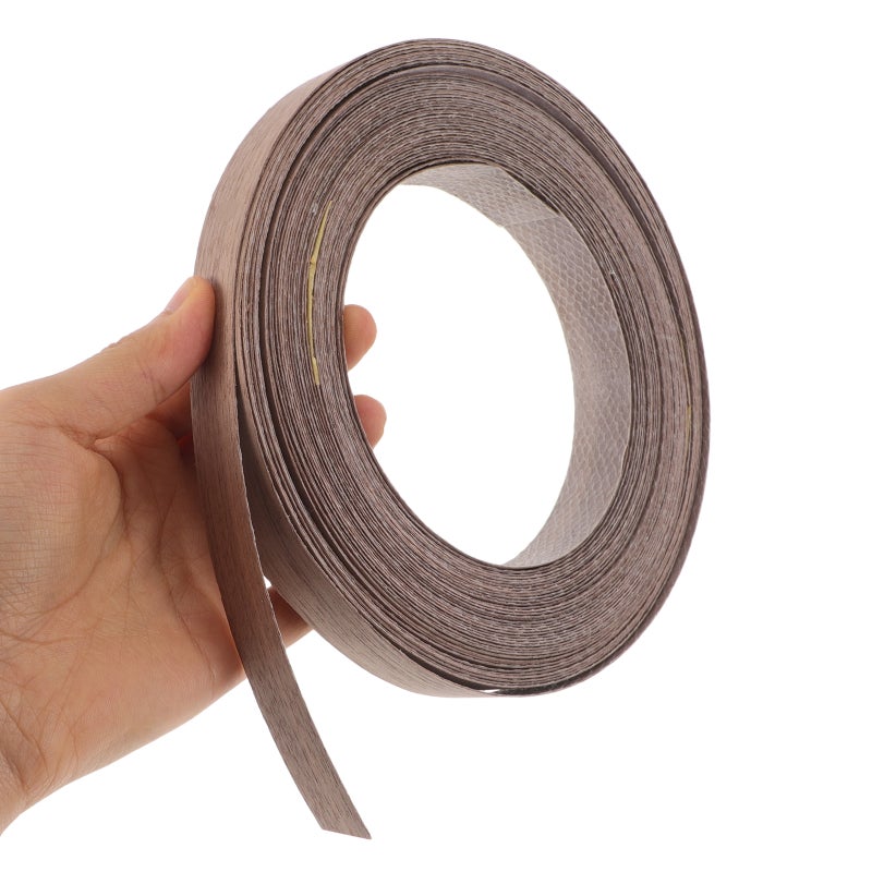 Wood Edging Strip with Genuine Wood Grain Texture Coffee Color for Cabinet and Furniture - Image 4