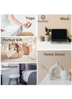 ASIAN AURA Asian Aura Handcrafted Premium Ceramic Electric Round Shaped Aroma Diffuser Oil Burner Fragrance with Aroma Oils in 2 fragrances English Lavender Rosy Romance 10ml Each Brown Diffuser  - Image 5