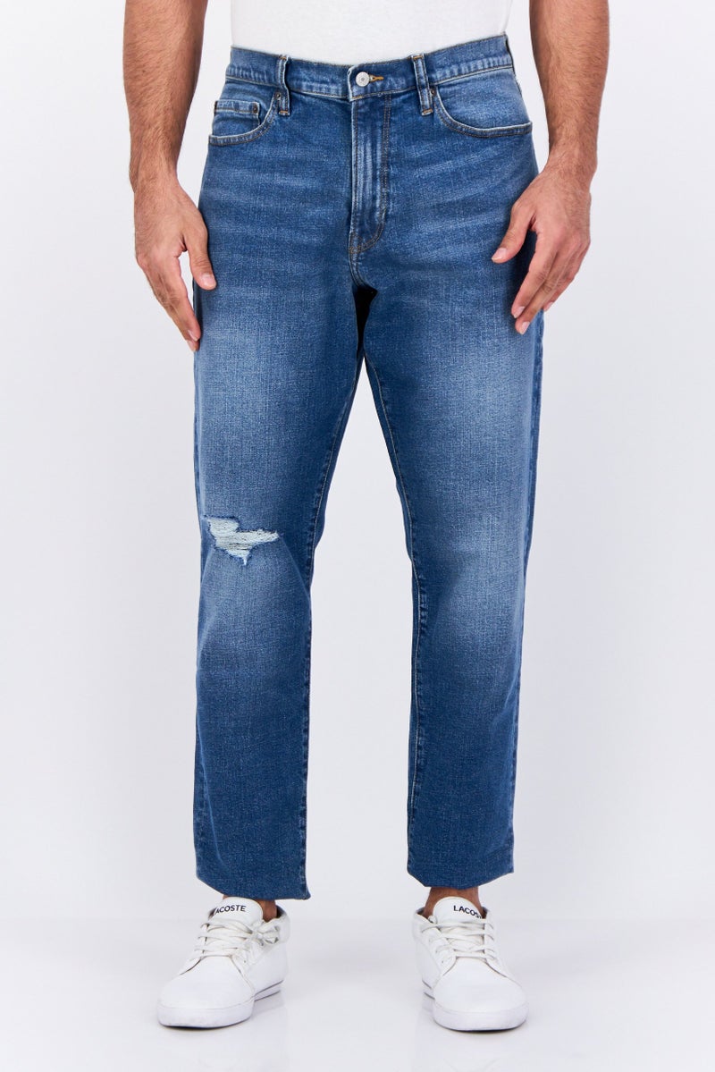 GAP Men Slim Fit Wash Stretchable Denim, Blue - Image 1