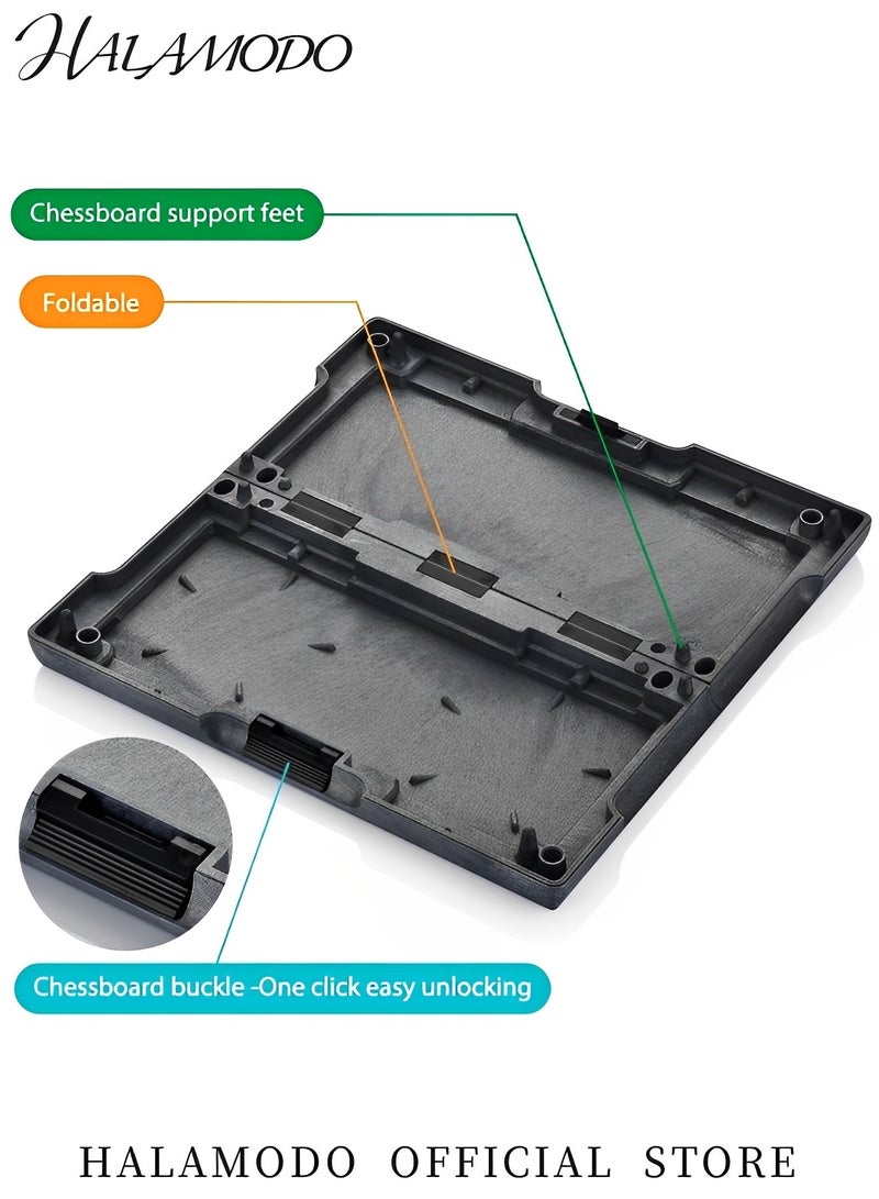 HALAMODO Chess Sets Travel Board Games Magnetic Travel Chess Set with Folding Board & Instructions Teen Gifts Family Board Games Educational Toys for Beginner & Kids & Adults 7.87 Inch - Image 5