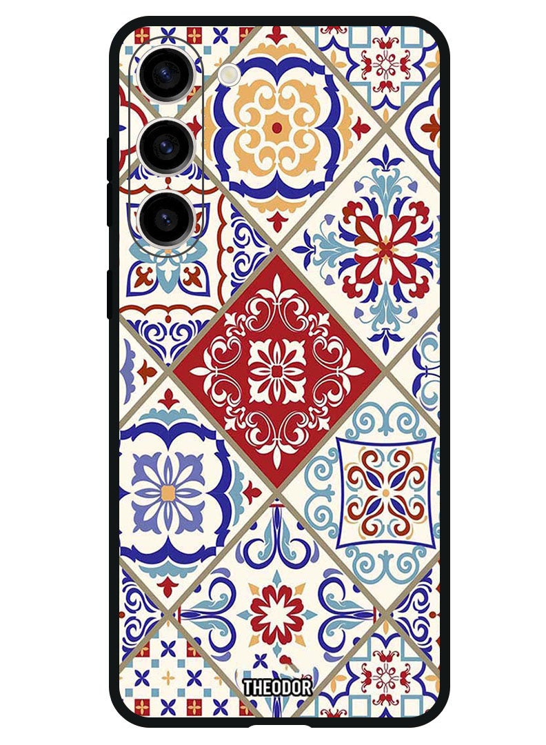 Theodor غطاء واقي مضاد للخدش ومقاوم للصدمات لجهاز سامسونج جالاكسي S23 FE بطباعة فنية رائعة - Image 1