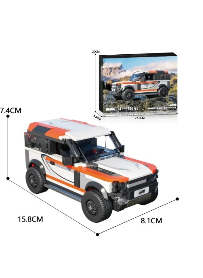 Xbert 66007 Off-Road SUV Vehicle Model Building Blocks Set, Educational DIY Toy - Image 2