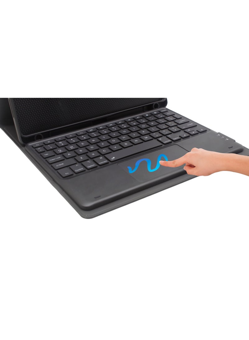 Keyboard Case for Xiaomi Pad 6 / Pad 6 Pro 11 Inch 2023 Tablet, Slim PU Stand Cover with Magnetically Detachable Wireless Bluetooth Keyboard