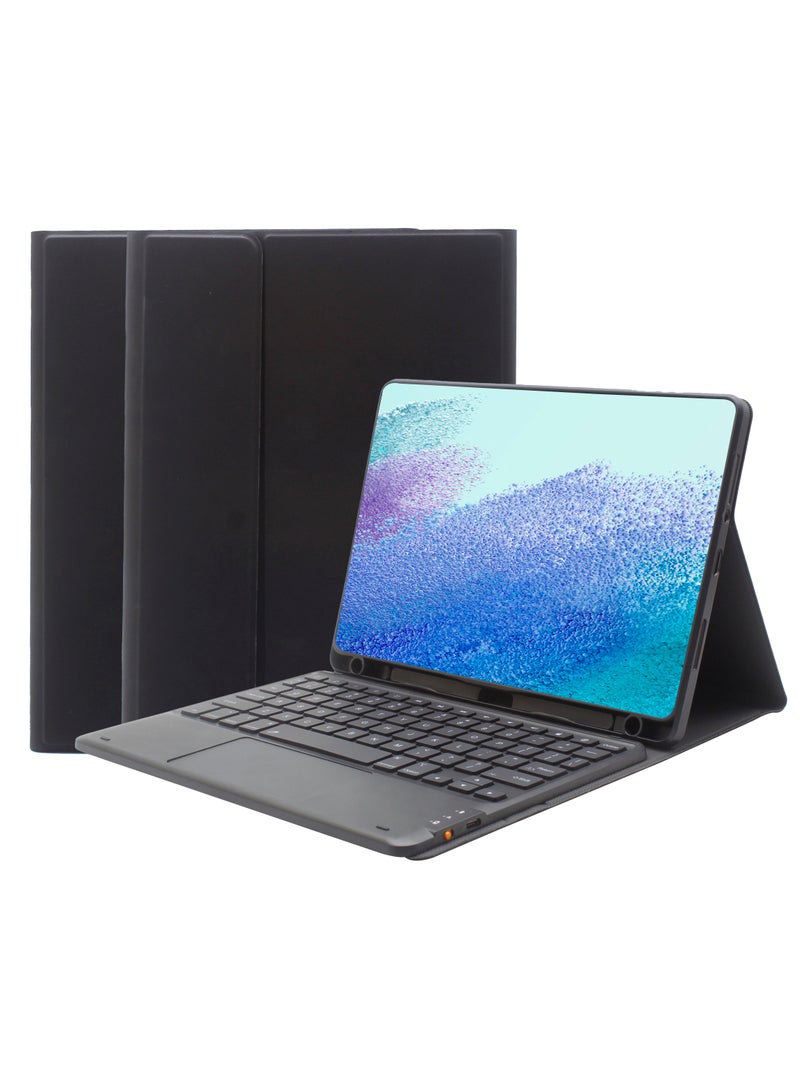 Keyboard Case for Xiaomi Pad 6 / Pad 6 Pro 11 Inch 2023 Tablet, Slim PU Stand Cover with Magnetically Detachable Wireless Bluetooth Keyboard