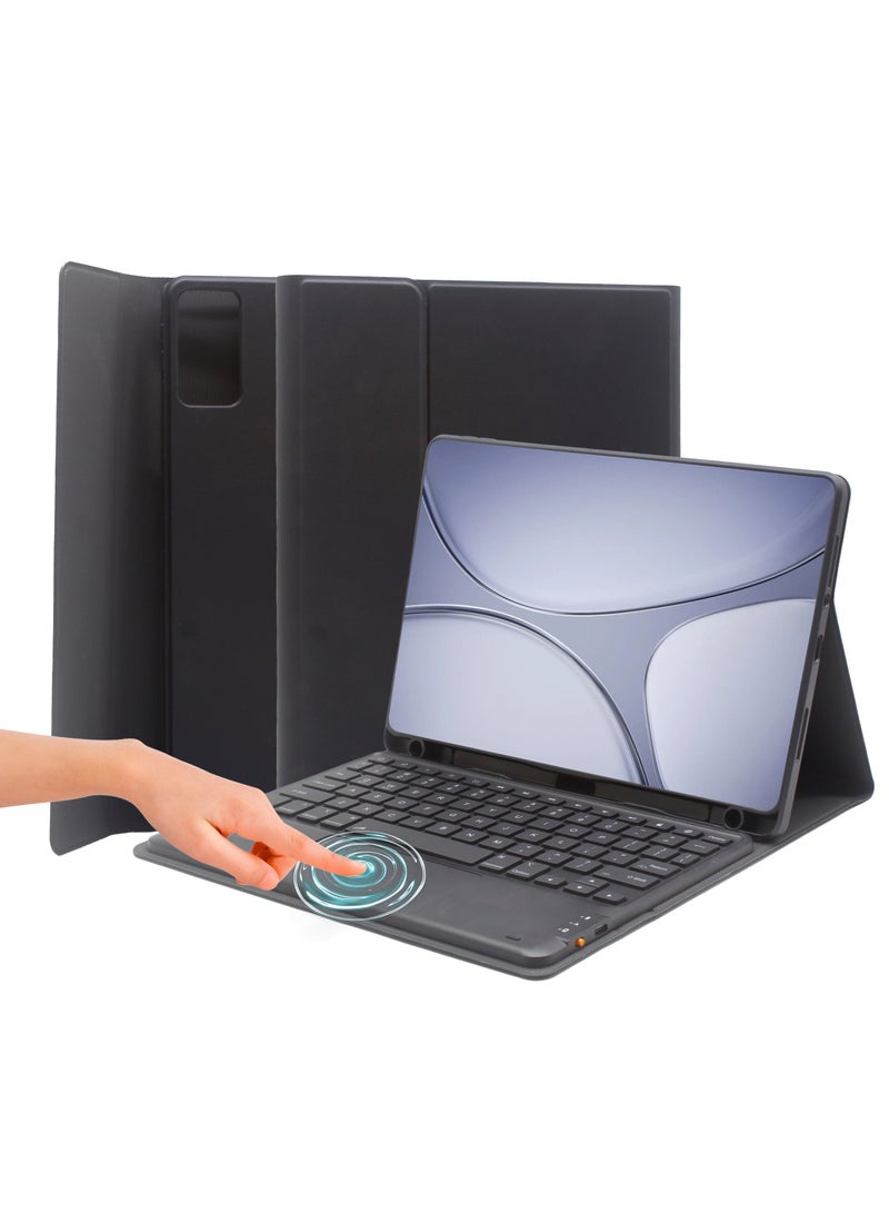 Keyboard Case for Xiaomi Pad 6 / Pad 6 Pro 11 Inch 2023 Tablet, Slim PU Stand Cover with Magnetically Detachable Wireless Bluetooth Keyboard