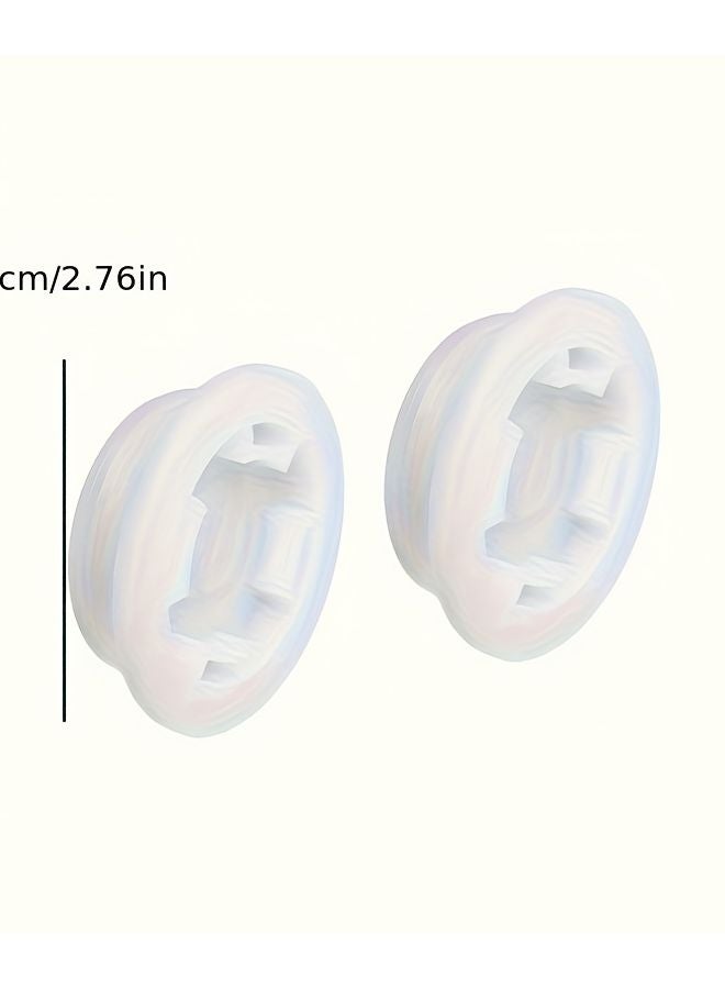 2pcs Heavy Duty Plastic Drum Lids Leakproof Impact Resistant 55 Gallon - Image 3