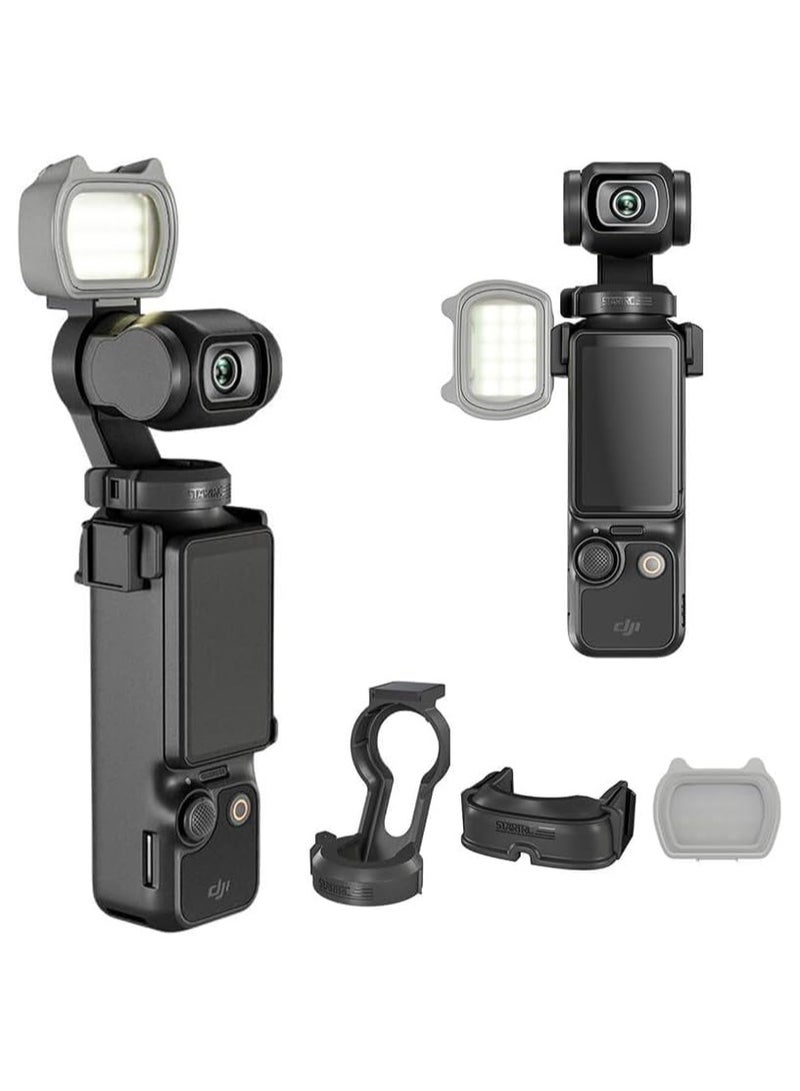 STARTRC Small Auxiliary Light Set For DJI OSMO Pocket 3, LED Video Light Auxiliary Lighting Filming Light 200 mAh Rechargeable for DJI Pocket 3, with USB Charging - Image 1