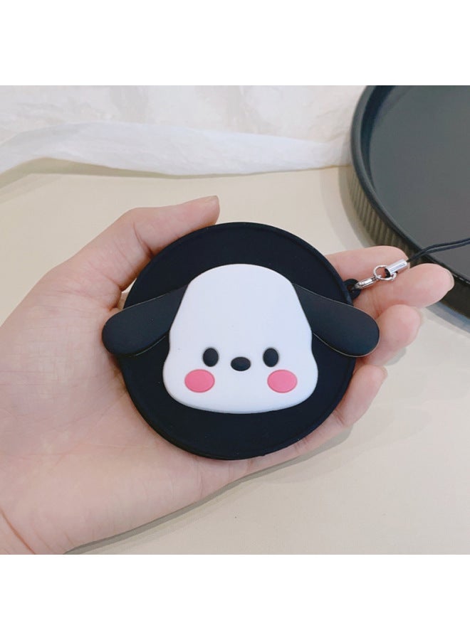 Suitable For Fuji Polonoid Instax Mini 40 Special Polonoid Silicone Lens Cover Portable Camera Cover-color:mini40-Black Cover Blush PC Dog  - Image 1