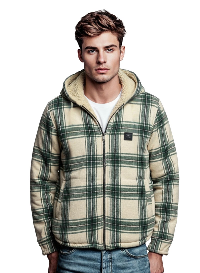 WHITE RABBIT Padded Long Sleeves Zipper Hooded Jacket - Image 2