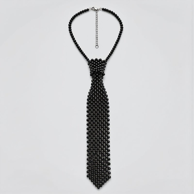 Multi Match Compatibility Pearl Beaded Tie Fits Shirt Dress Blouse Sweater Tops - Image 4