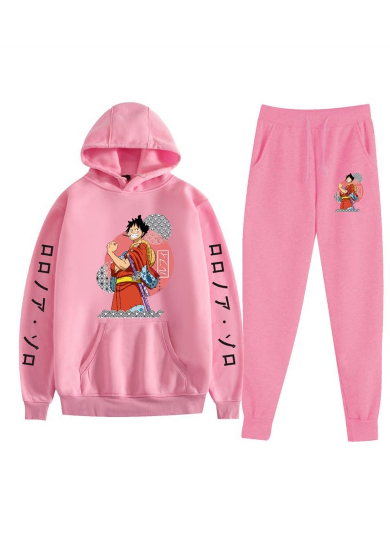 KUYING New One Piece Velvet Hoodie Two Piece Set  - Image 1