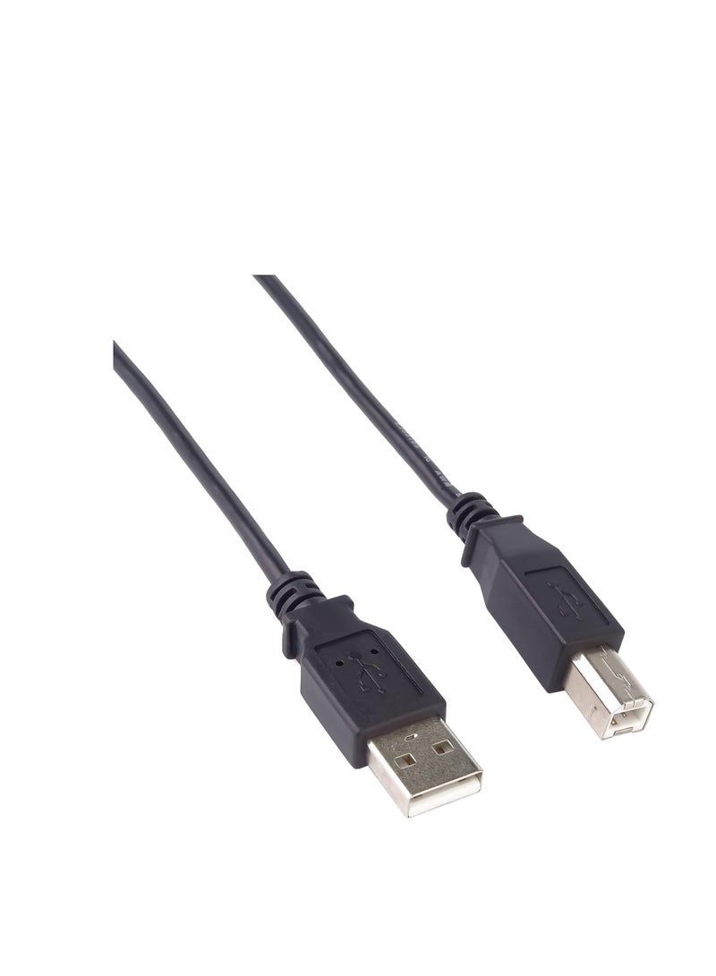 Terabyte USB 2.0 A Male to B Male 28/24AWG Cable - (Gold Plated) - White for Printer Scanner Cable 3M for PC, Mac, HP, Canon, Lexmark, Epson, Dell, Xerox, Samsung and More! - Image 3