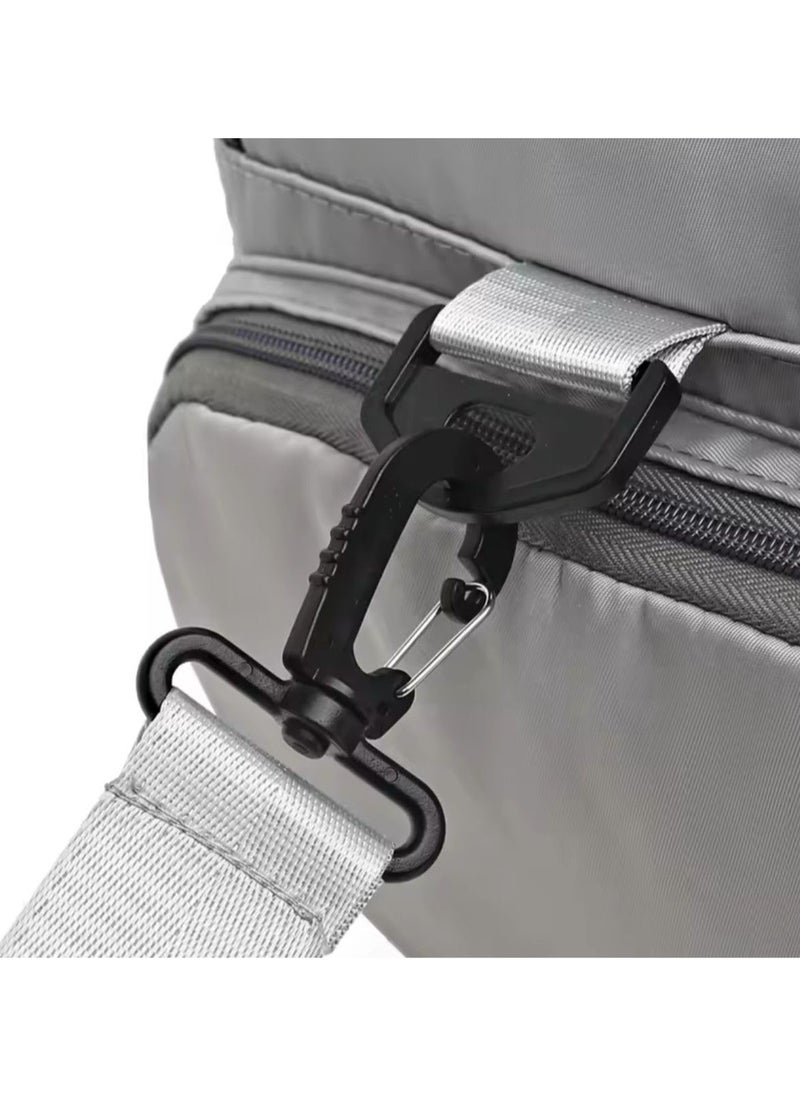 QSHOP - ®T60 Creative 6 Zipper Zoomable Shoulder Bag Handbag Backpack with Shoe Compartment Waterproof for Men Women Travel Gym Bag - Image 1