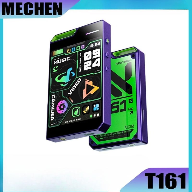 Mechen T161 Portable Bluetooth MP3 MP4 Player, HD Display Screen, 64gb, Purple - Image 2