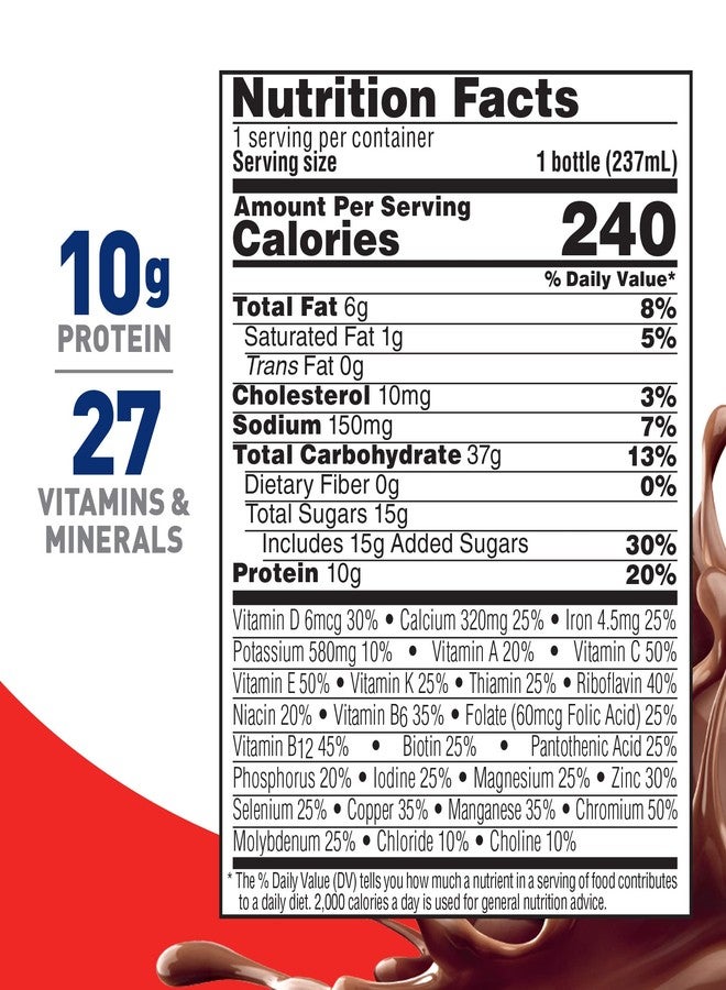 BOOST Original Ready to Drink Balanced Nutritional Drink, Rich Chocolate, 8 FL OZ (Pack of 6) - Image 5