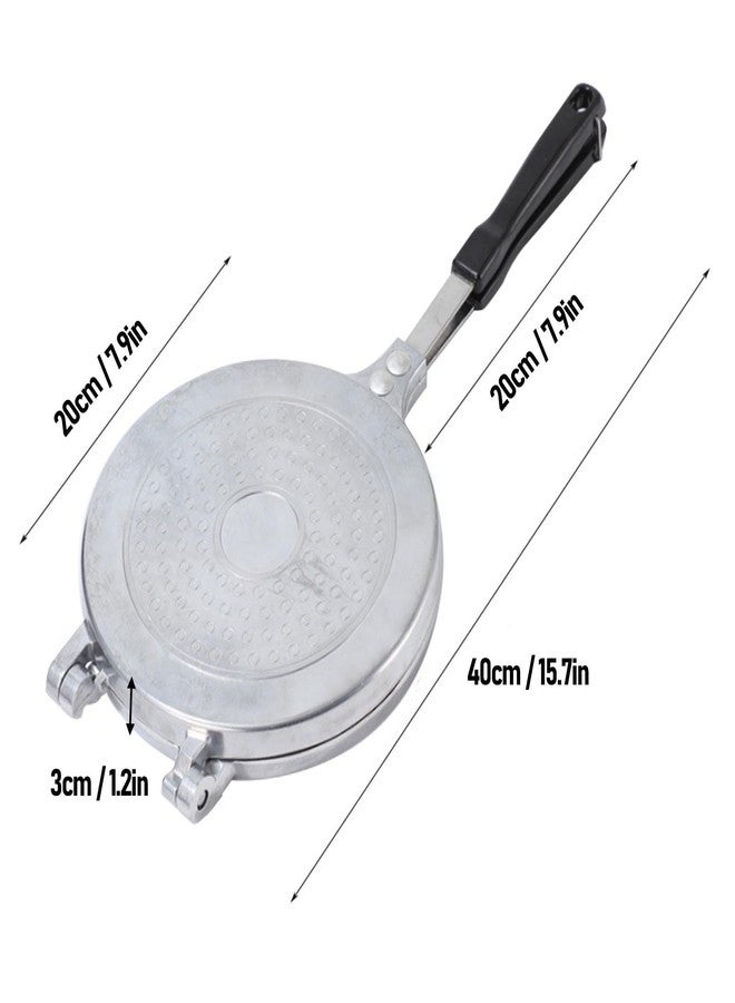 POCREATION Double Sided Frying Pan, Nonstick Pancake Pan Maker with Cool Handle Aluminum Alloy for Home Breakfast Busy Individuals - Image 3