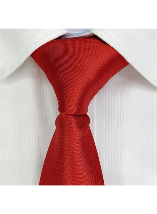كينج مان ربطة عنق رسمية سادة للرجال - ربطة عنق سادة - ربطة عنق للقميص والبدلة - Image 3