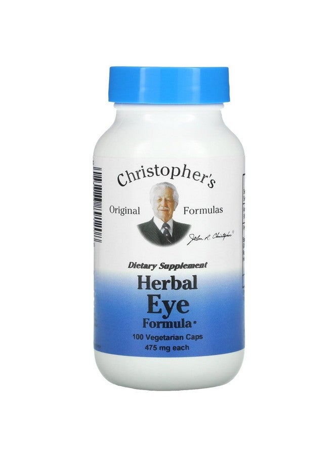 Christopher's Original Formulas Herbal Eye Formula - Eye Vitamins for Sight Care - Natural Eye Support Supplement with Whole Food Herbs for Optimal Visual Acuity - Image 1