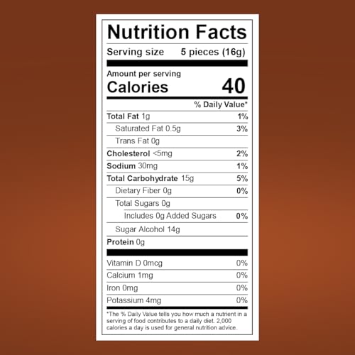 GEEOOLLAH Werther's Original Hard Sugar Free Coffee Caramel Candy, Individually Wrapped Healthy Sweet Coffee Caramel Bites for Guilt-Free Pleasure, Melts in Your Mouth in a Satisfying Creamy Way, 1lb (Correct Sugarfree Ingredients in Listing) - Image 2