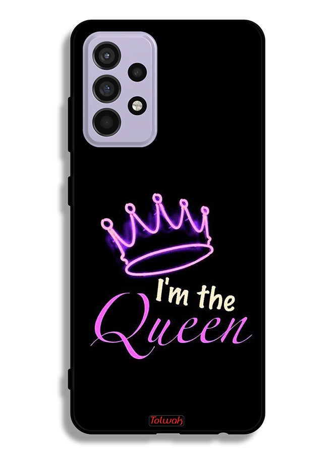Tolwak غطاء حماية لهاتف Samsung Galaxy A52s 5G I Am The Queen - Image 1
