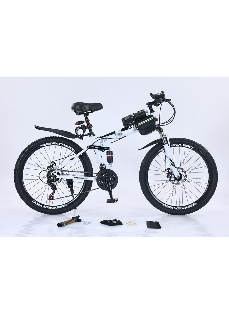 Pro Yard STEAL FLIXABLE Road aluminum sports bike WHITE color  - Image 1