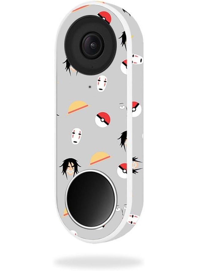 MIGHTY SKINS MightySkins Skin Compatible with Nest Hello Video Doorbell - Anime Fan | Protective, Durable, and Unique Vinyl Decal wrap Cover | Easy to Apply, Remove, and Change Styles | Made in The USA 