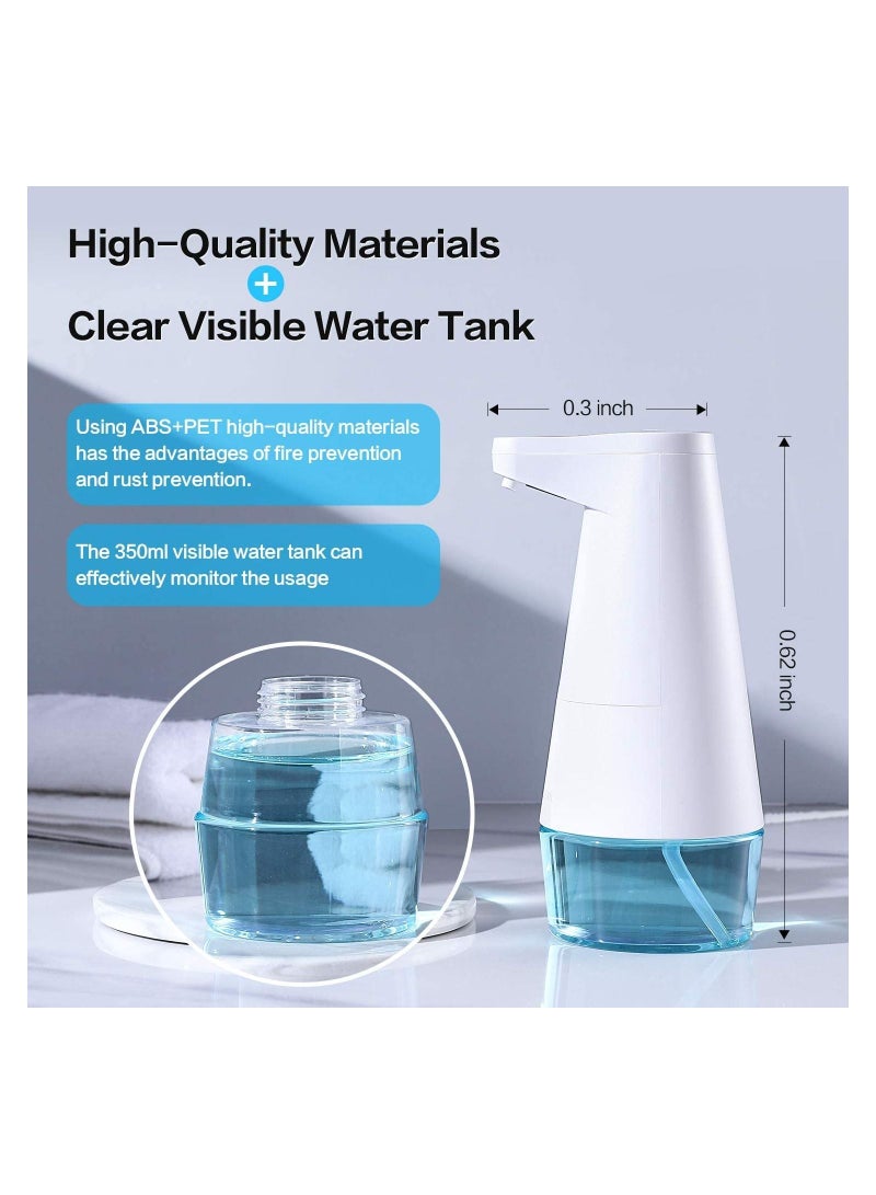 Arabest Automatic Soap Dispenser,Arabest 350ml Large Capacity Foam Soap Dispenser,Rechargeable Waterproof Automatic Soap Dispenser for Bathroom,Kitchen,Hotel (white) - Image 4