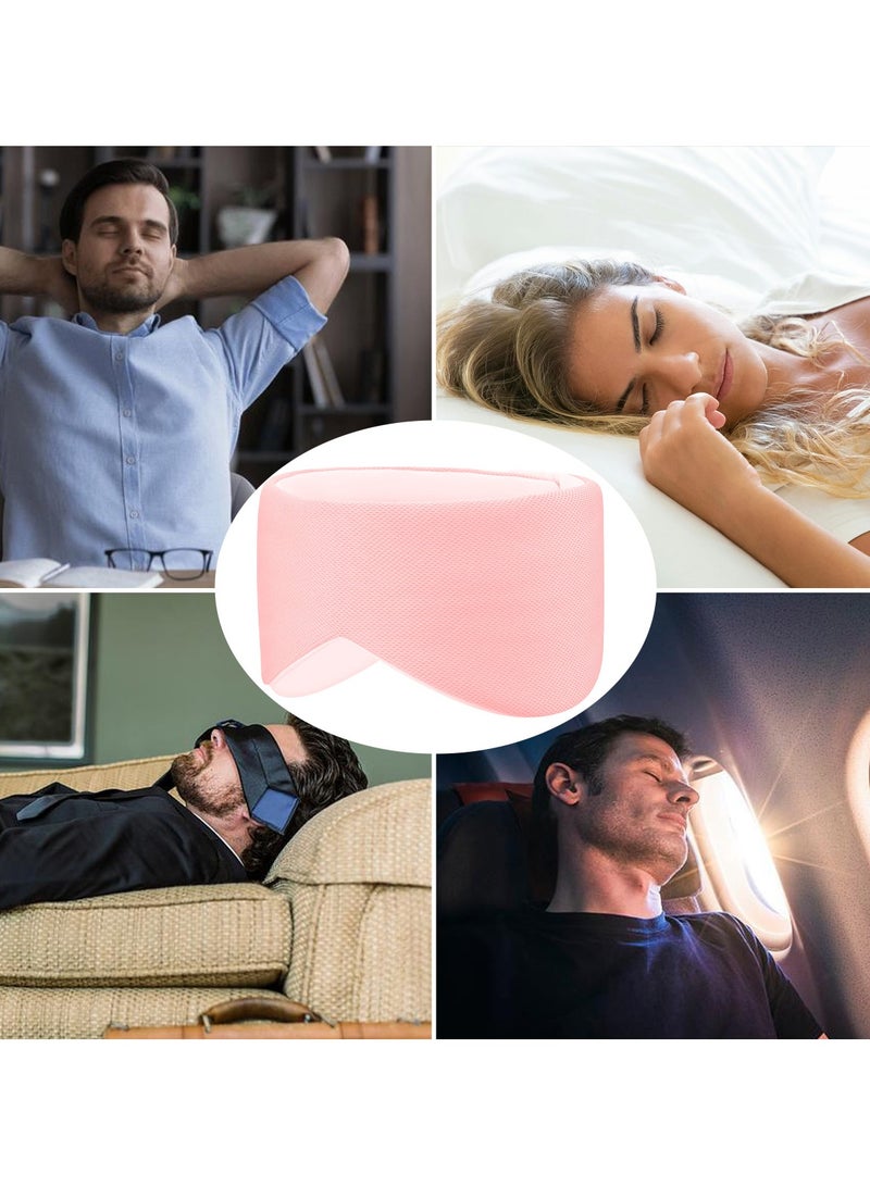 ACYYH Sleep Mask with Cool and Warm Function, Space Capsule Design, Light Blocking Eye Cover for Sleep, Travel, Pink - Image 3