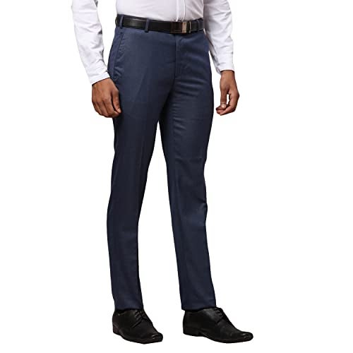 Raymond Dark Blue Trouser (Size: 34)-RMTS04680-B7 - Image 2
