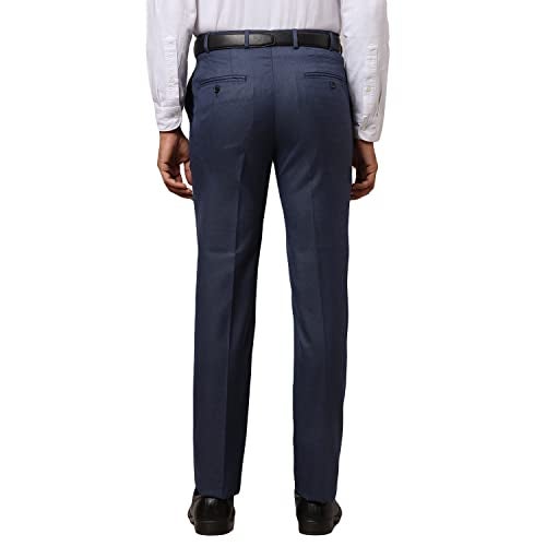 Raymond Dark Blue Trouser (Size: 34)-RMTS04680-B7 - Image 4