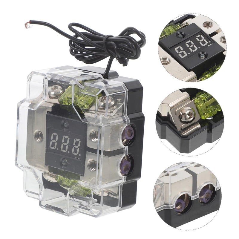 Digital Display Car Audio Amplifier Fuse Holder Block For Automotive Marine Sound Systems - Image 4