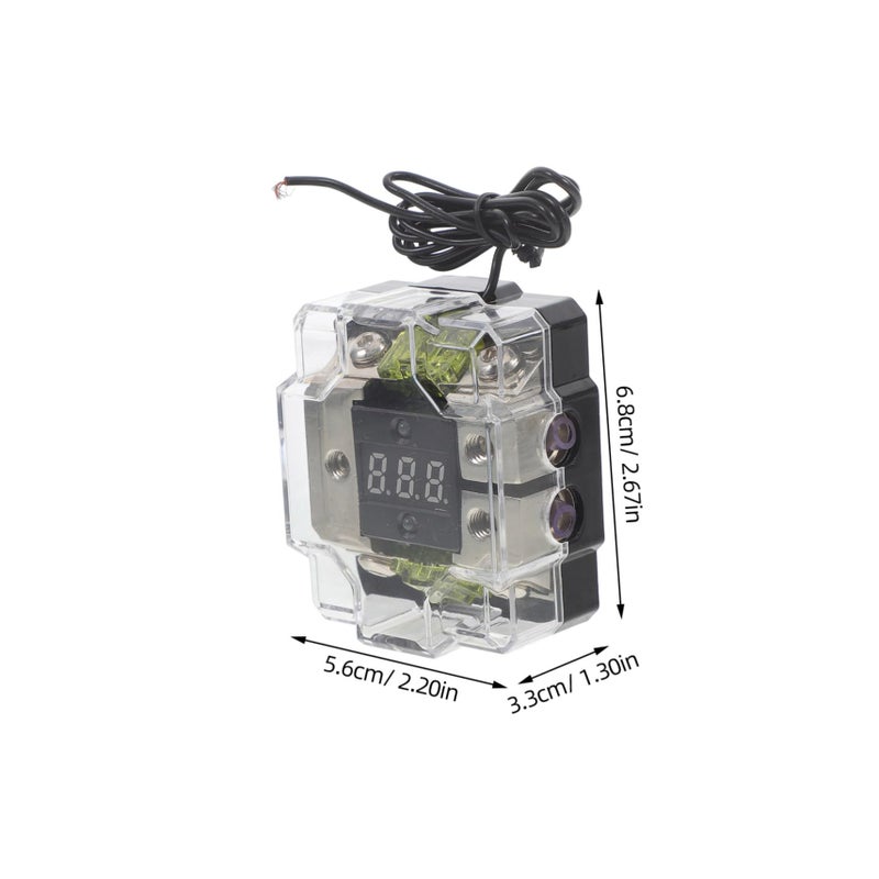 Digital Display Car Audio Amplifier Fuse Holder Block For Automotive Marine Sound Systems - Image 3