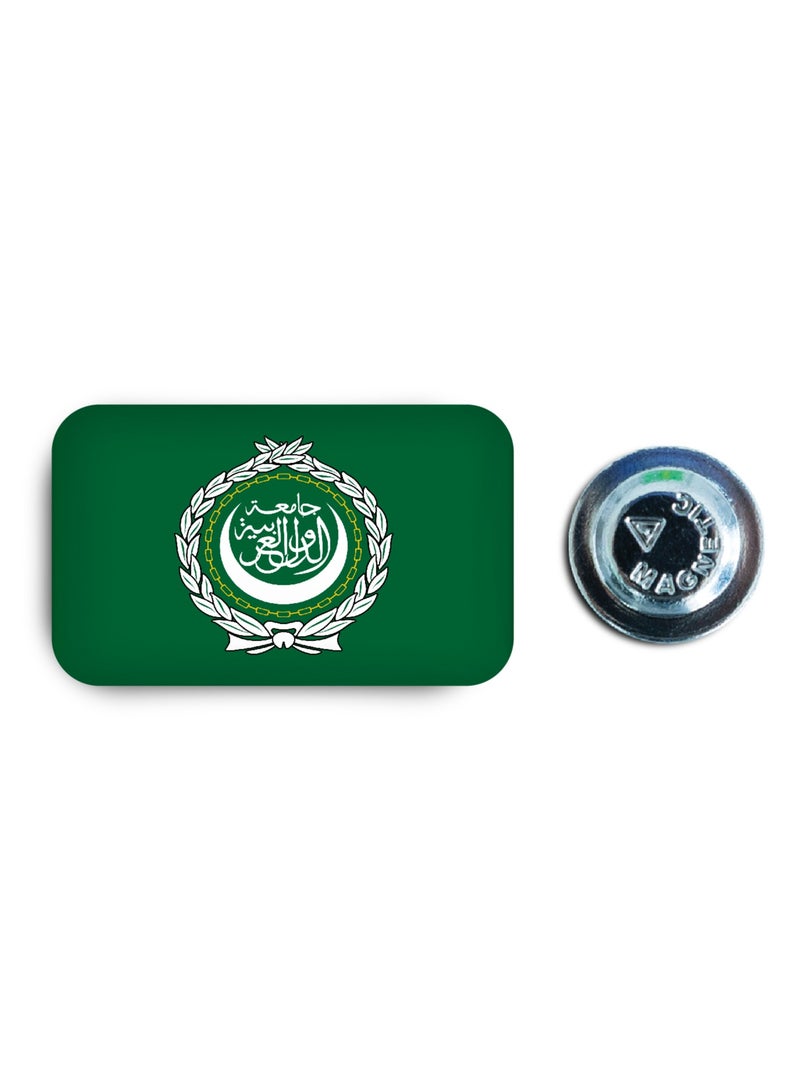 971MEDIA The Arab League Flag Magnetic Badge - Image 1