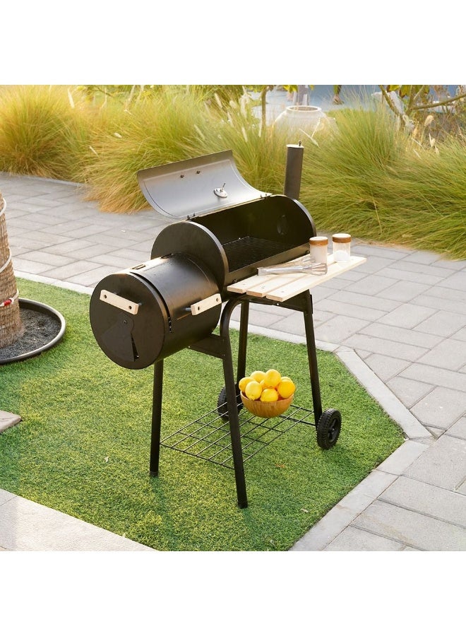 DANUBE HOME شواية إنفيرنو إلت سيريز BBQ Inf11 | شواية BBQ محمولة من الصلب والخشب للحديقة المنزلية، الفناء الخلفي، حفلات التايلغيت، التخييم، والنزهات - Image 4