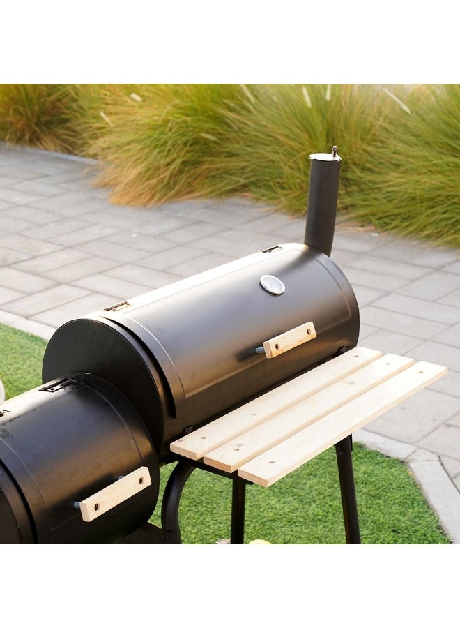 DANUBE HOME شواية إنفيرنو إلت سيريز BBQ Inf11 | شواية BBQ محمولة من الصلب والخشب للحديقة المنزلية، الفناء الخلفي، حفلات التايلغيت، التخييم، والنزهات - Image 3